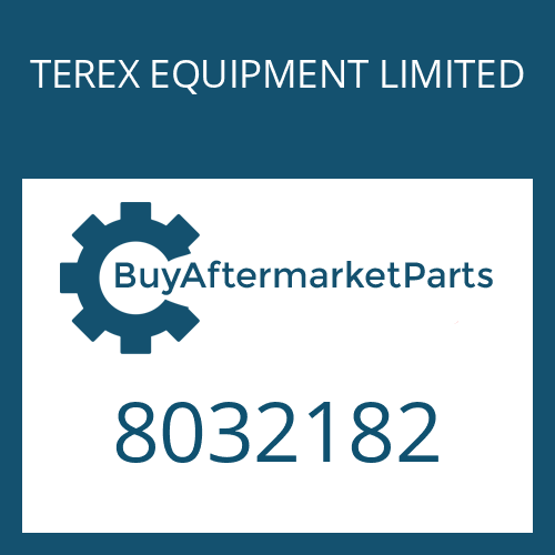 8032182 TEREX EQUIPMENT LIMITED HOSE PIPE