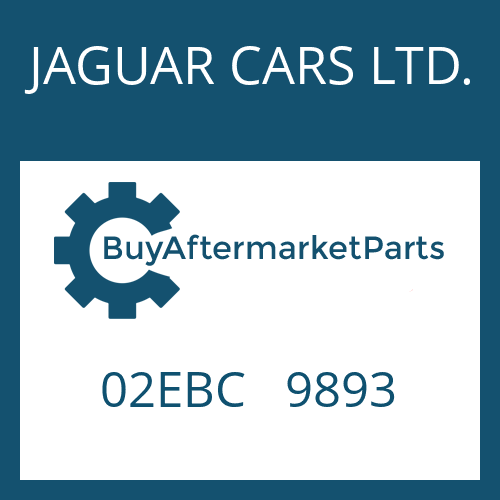 02EBC 9893 JAGUAR CARS LTD. CONTROL UNIT