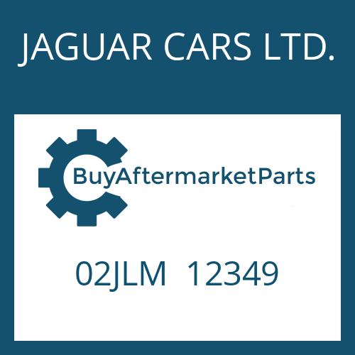 02JLM 12349 JAGUAR CARS LTD. CONTROL UNIT