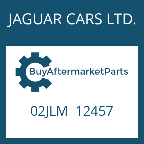 02JLM 12457 JAGUAR CARS LTD. OIL PAN