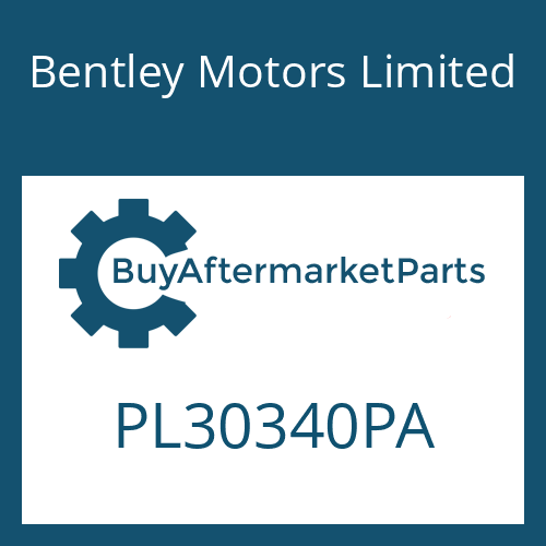 PL30340PA Bentley Motors Limited OIL PAN