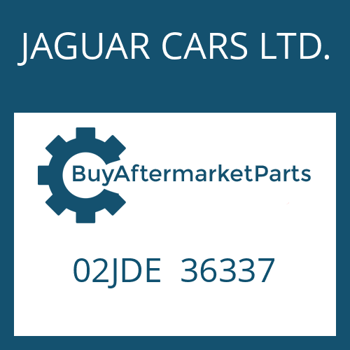 02JDE 36337 JAGUAR CARS LTD. MECHATRONIC