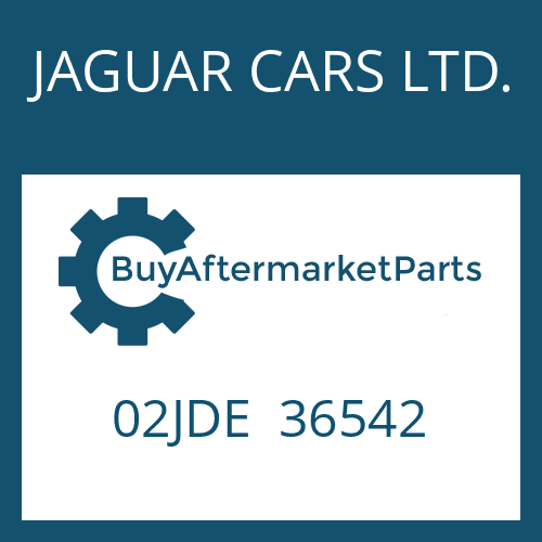 02JDE 36542 JAGUAR CARS LTD. OILVOLUME ACCU.