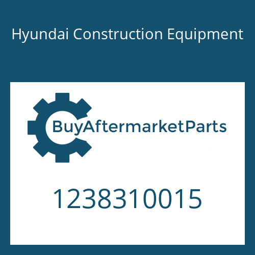 1238310015 Hyundai Construction Equipment WASHER