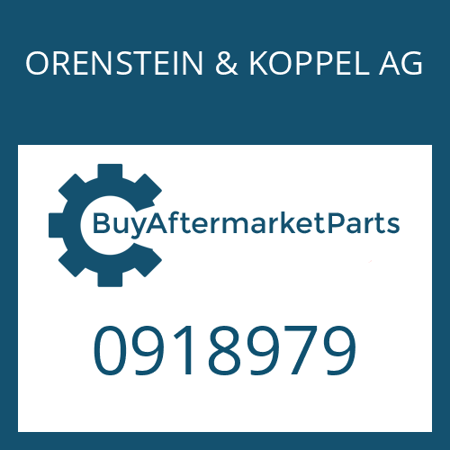 0918979 ORENSTEIN & KOPPEL AG PRESSURE PART
