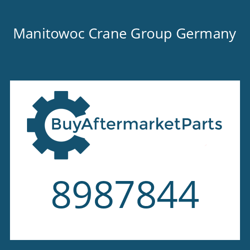 8987844 Manitowoc Crane Group Germany OUTPUT FLANGE