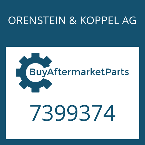 7399374 ORENSTEIN & KOPPEL AG CLUTCH BODY