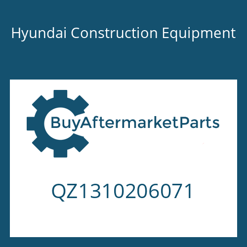 QZ1310206071 Hyundai Construction Equipment PIN