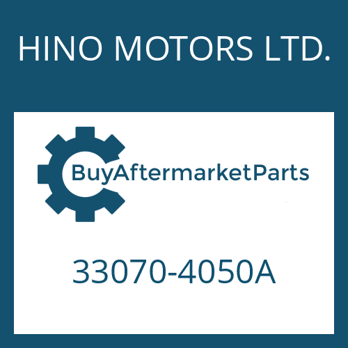 33070-4050A HINO MOTORS LTD. 16 S 151 PTO