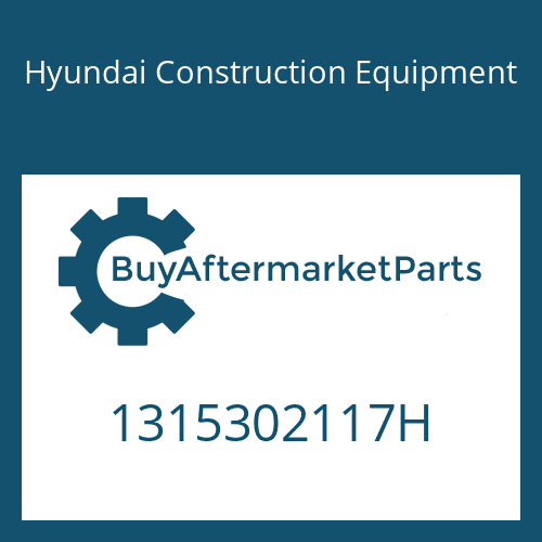 1315302117H Hyundai Construction Equipment PUMP HOUSING