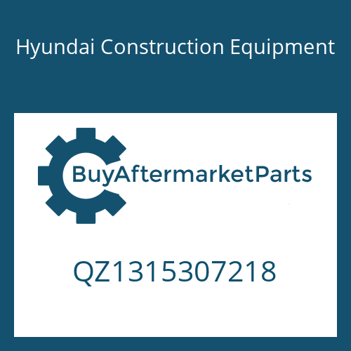 QZ1315307218 Hyundai Construction Equipment LOCKING PIECE