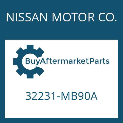 32231-MB90A NISSAN MOTOR CO. HELICAL GEAR