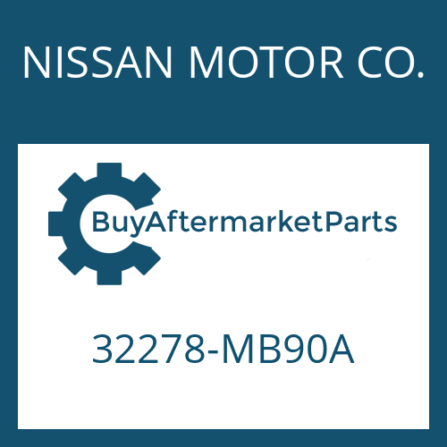 32278-MB90A NISSAN MOTOR CO. WASHER