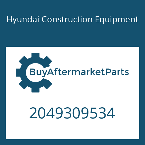 2049309534 Hyundai Construction Equipment SHIM