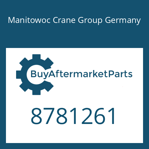 8781261 Manitowoc Crane Group Germany PISTON