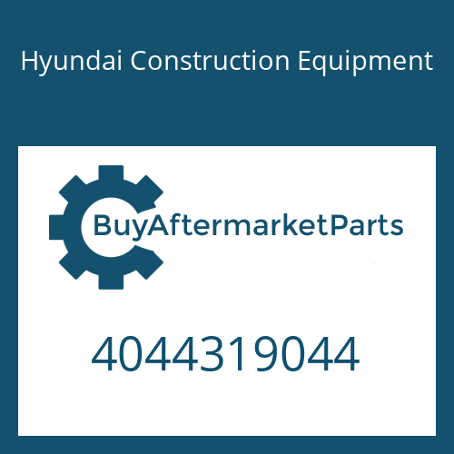 4044319044 Hyundai Construction Equipment PUMP FLANGE