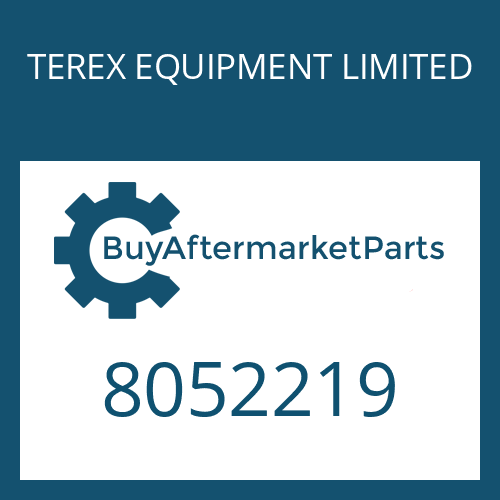 8052219 TEREX EQUIPMENT LIMITED GASKET