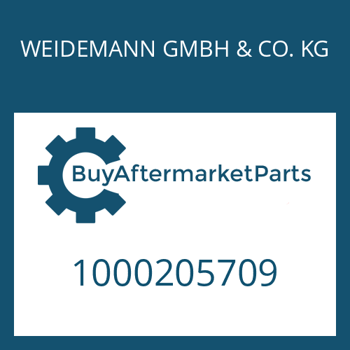 1000205709 WEIDEMANN GMBH & CO. KG OUTPUT GEAR