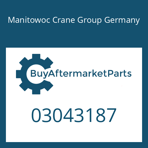 03043187 Manitowoc Crane Group Germany INSERT