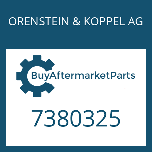 7380325 ORENSTEIN & KOPPEL AG GASKET