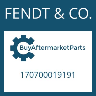 170700019191 FENDT & CO. CONVERTER