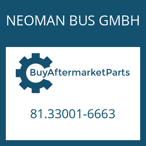 81.33001-6663 NEOMAN BUS GMBH 6 HP 604 C