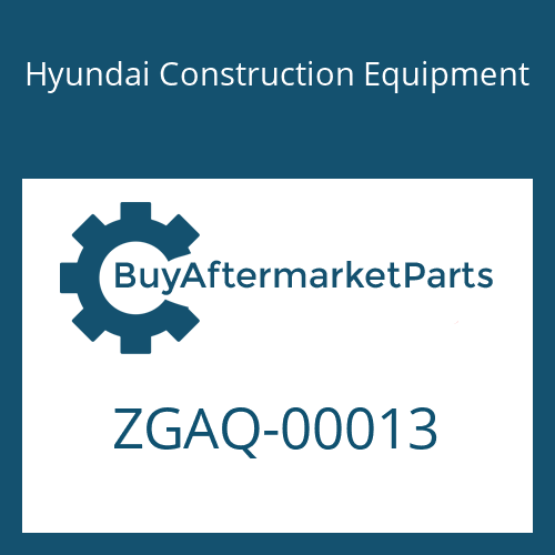 ZGAQ-00013 Hyundai Construction Equipment SPACER-RING