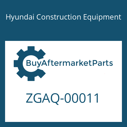 ZGAQ-00011 Hyundai Construction Equipment SPACER-RING