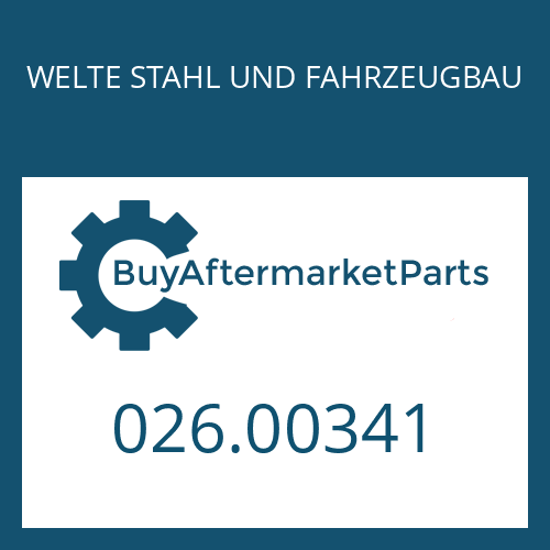 026.00341 WELTE STAHL UND FAHRZEUGBAU AP-R735/P4