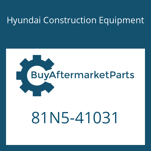 81N5-41031 Hyundai Construction Equipment AXLE ASSY-FRONT