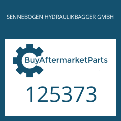 125373 SENNEBOGEN HYDRAULIKBAGGER GMBH STUB SHAFT