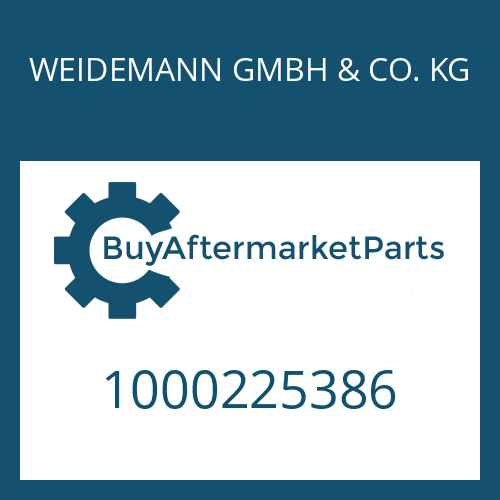 1000225386 WEIDEMANN GMBH & CO. KG BEARING PIN