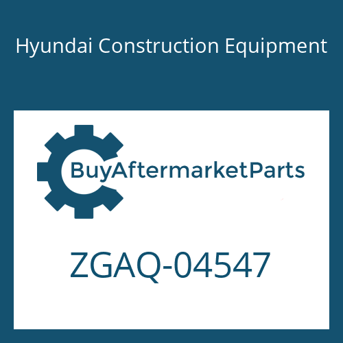ZGAQ-04547 Hyundai Construction Equipment SHAFT-AXLE