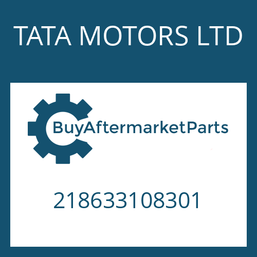 218633108301 TATA MOTORS LTD SUPPORT DISC