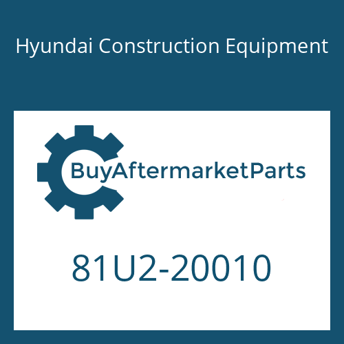81U2-20010 Hyundai Construction Equipment AXLE ASSY-REAR
