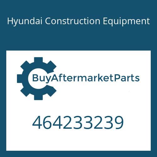464233239 Hyundai Construction Equipment COVER