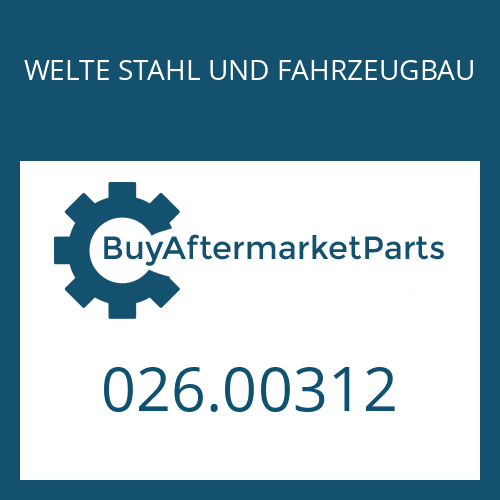 026.00312 WELTE STAHL UND FAHRZEUGBAU WIRING HARNESS