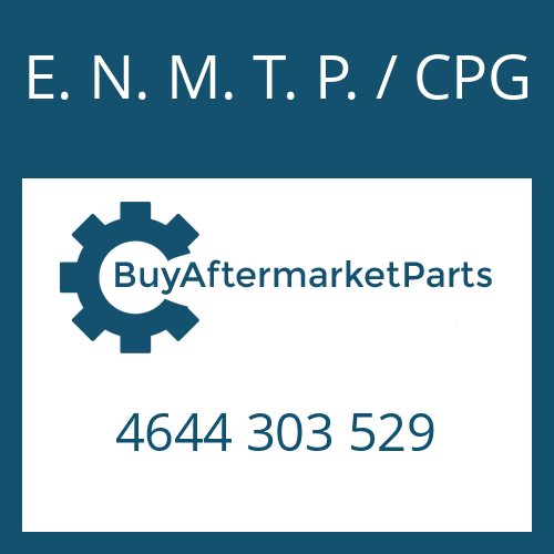 4644 303 529 E. N. M. T. P. / CPG THRUST WASHER
