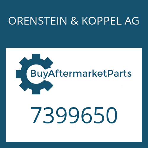 7399650 ORENSTEIN & KOPPEL AG THRUST WASHER