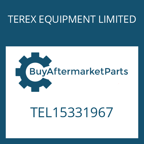 TEL15331967 TEREX EQUIPMENT LIMITED 6 WG 310