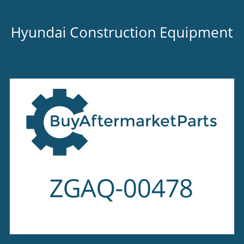 ZGAQ-00478 Hyundai Construction Equipment SHAFT-OUTPUT