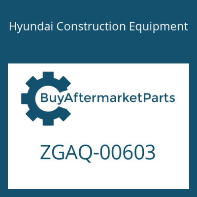 ZGAQ-00603 Hyundai Construction Equipment GASKET