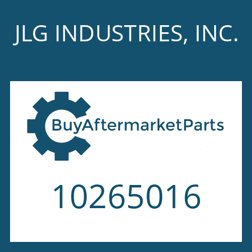 10265016 JLG INDUSTRIES, INC. 4 WG 100(500)