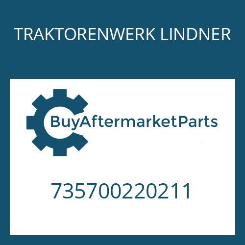 735700220211 TRAKTORENWERK LINDNER BEARING PIN