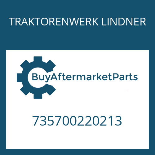 735700220213 TRAKTORENWERK LINDNER THRUST WASHER