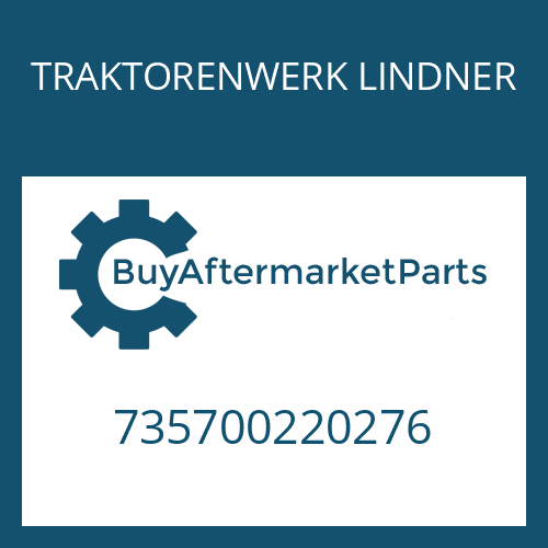 735700220276 TRAKTORENWERK LINDNER AXIAL WASHER