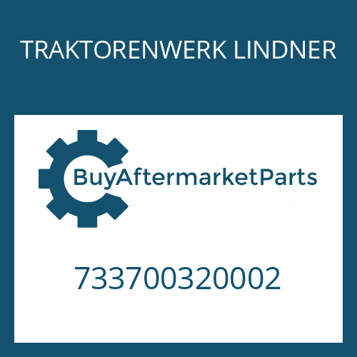 733700320002 TRAKTORENWERK LINDNER GEAR SHIFT FORK