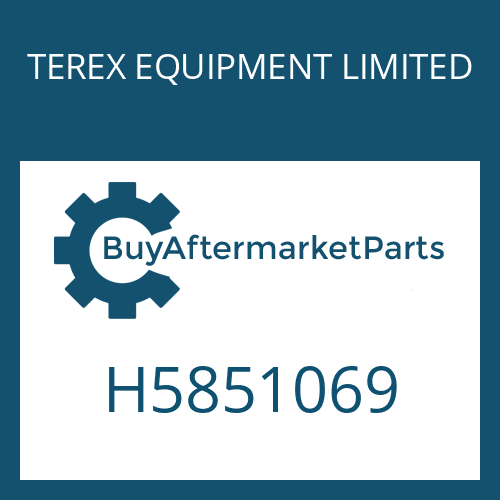 H5851069 TEREX EQUIPMENT LIMITED SEALING RING