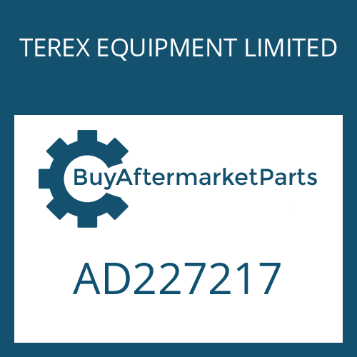 AD227217 TEREX EQUIPMENT LIMITED END CAP