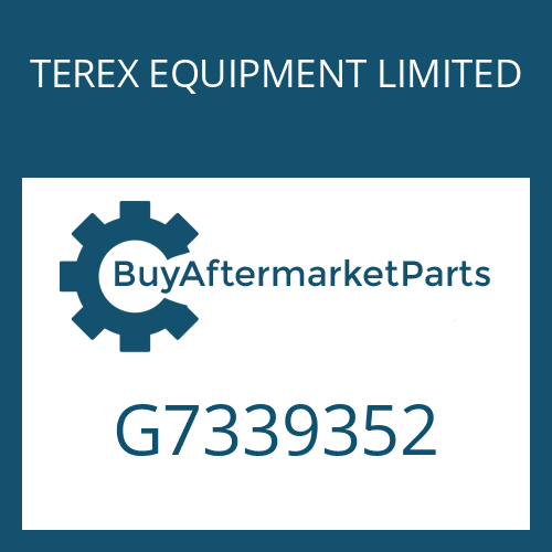 G7339352 TEREX EQUIPMENT LIMITED GEAR RING